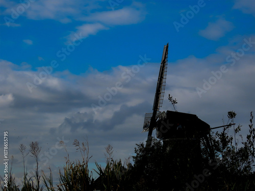 windmill in the polder