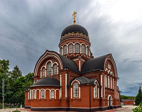 Ascension church, city of Pavlovsky Posad, Russia. Opened in 1908