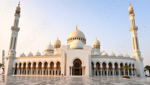 the sheikh al khalifa mosque, also a very large building