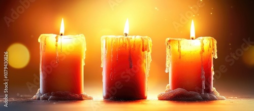 Set of extinguished candles arranged beautifully creating a peaceful ambiance in a cozy setting