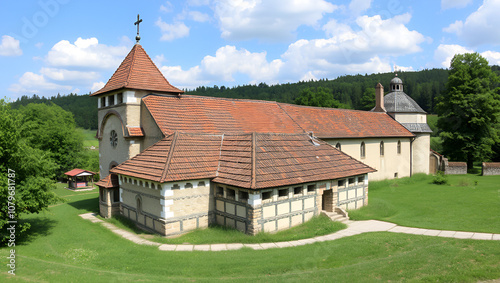 Kovilj Monastery in Serbian Vojvodina, on the southern edge of the village of Kovilj, near the Danube River. It was probably created sometime in the 13th-14th century.