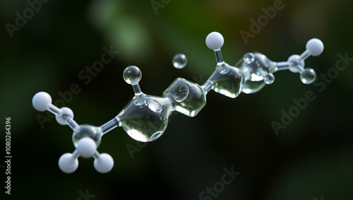 Chlorinated polyfluoroalkyl ether sulfonic acid (6:2 Cl-PFESA) PFAS class molecule.