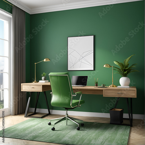 A sharp green for conscientiousness with a sharp organized appearance and efficient mannerisms symbolizing a responsible and goaloriented