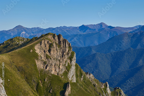 Beautiful view on mountains Peaks of Europe