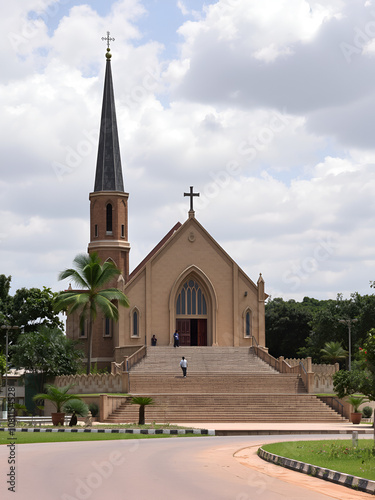 Cathedral in the outskirts of Ibadan, Nigeria, West Africa, Africa