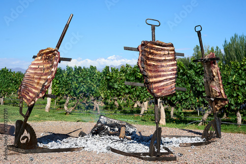 Mendoza, Argentina; 01-23-2024: Argentine's traditional food.