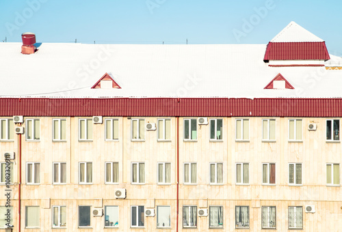 architecture windows multistory building