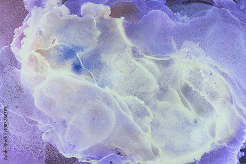 Abstract hand painted alcohol ink texture