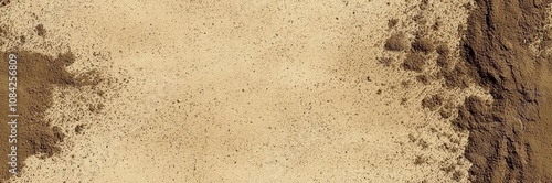 seamless of Panorama of Light brown fine-grained sand on the beach texture and background seamless , isolated on white background, , copy space, copy space for text,