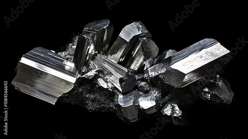 An osmium fragment, a metallic chemical element belonging to the group of platinum metals, is depicted, highlighting its usage in electrical conductors