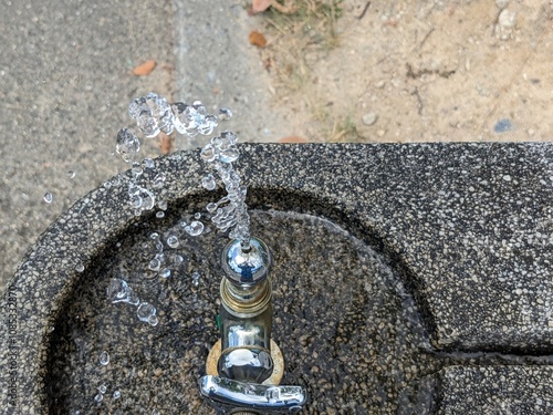 水が出ている水飲み場