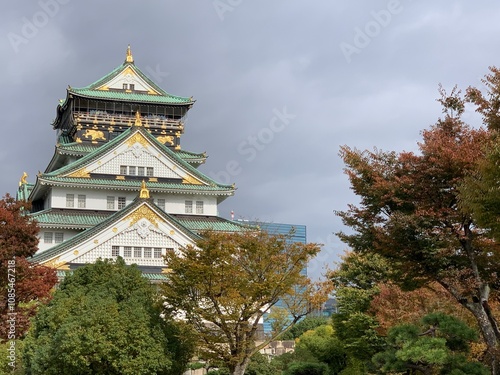 大阪城公園内の景色