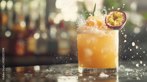 Refreshing Fruit Fusion Mocktail with Passion Fruit and Coconut: The Ultimate Thirst Quencher