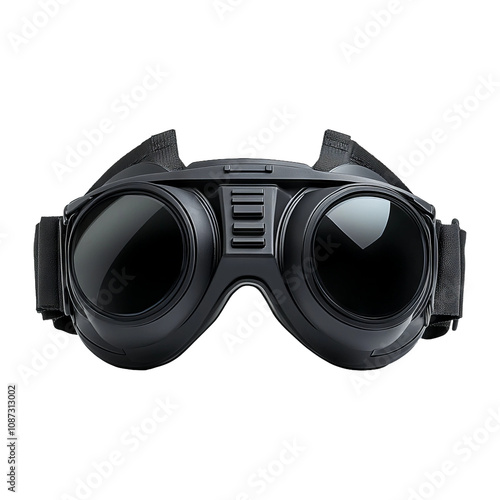 Sleek Black Protective Goggles for Various Activities