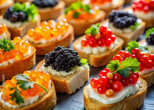 Wedding Finger Food Feast - Caviar Canapés, Luxury Catering