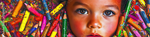 A red faced child, surrounded by broken crayons and confiscated toys.