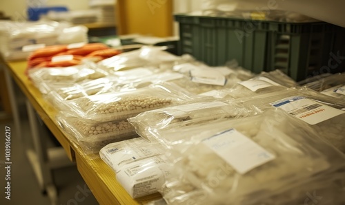 Illegal drugs being confiscated by authorities, with an emphasis on refeeding syndrome as a withdrawal effect