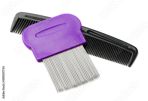 Multiple lice combs with multiple fine teeth for effective lice removal and scalp care