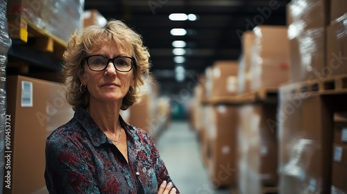 The businesswoman sees warehousing as critical for meeting online retail demands.