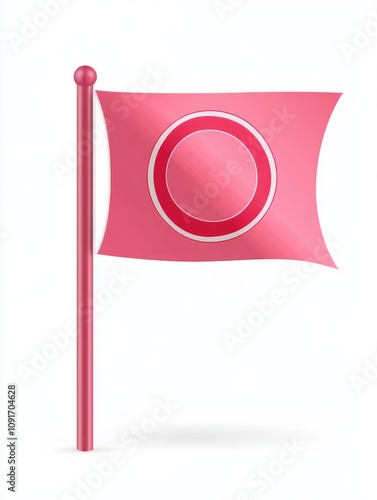 No flag, gender icon. Simple thin line, outline of 8 march ban, prohibition, embargo, interdict, forbiddance icons for ui and ux, website or mobile application on white background