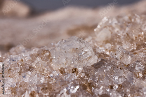 close up of salt