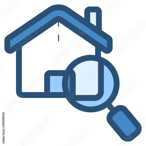 real estate property audit inspection icon