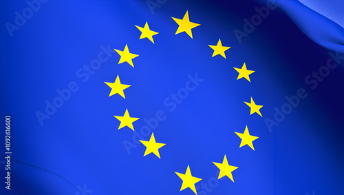 European Union flag. EU