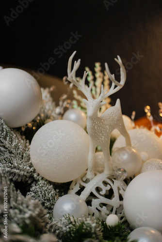 Handmade New Year's decor, home decorations for Christmas and New Year