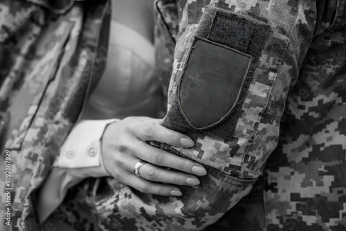 Embracing Love and Duty: A Soldier's Connection