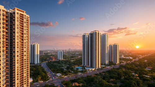 High rise townships in the Mumbai region