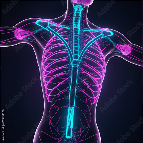 ALND - Axillary Lymph Node Dissection acronym. Neon shine text. 3D Render