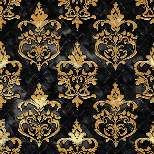 seamless damask pattern