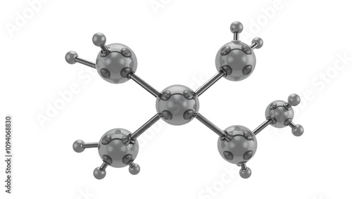 3D image of Zymosterol skeletal formula - molecular chemical structure of intermediate in cholesterol biosynthesis isolated on white background