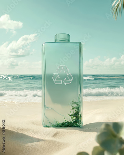 Sustainable mycelium packaging by the beach for eco-friendly solutions