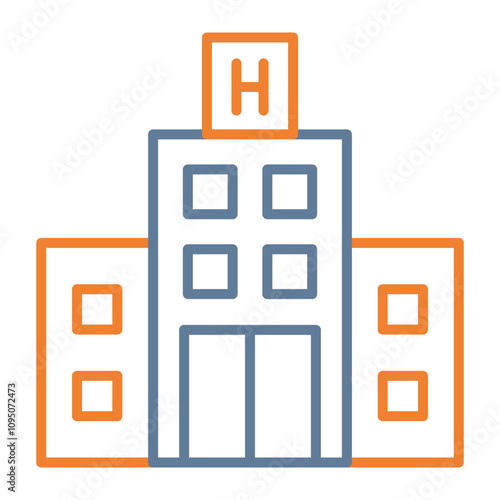 Hospital Vector Icon Design