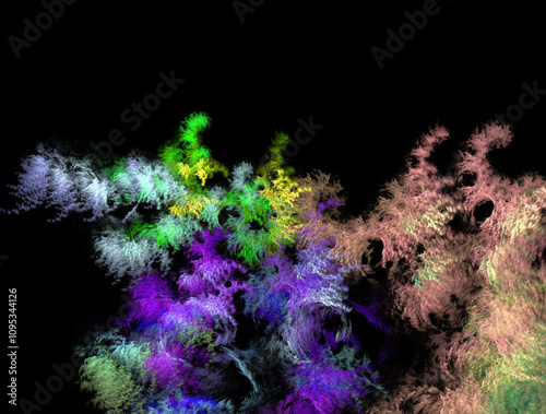 Imaginatory fractal abstract background Image