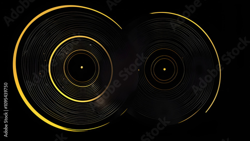 Illustration of musical background. Music.