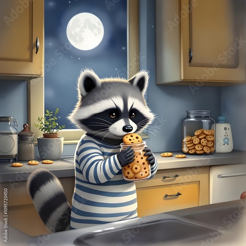 Raccoon's Midnight Snack 