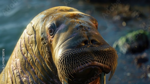 A close-up shot of a walia's open mouth, suitable for wildlife or science illustrations