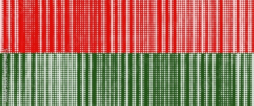 green and red modern Christmas background with halftone texture