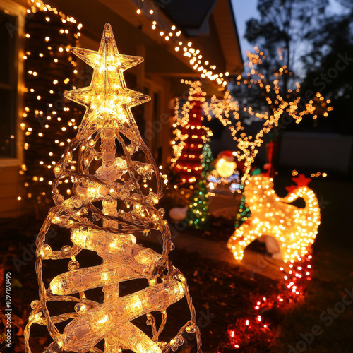 Merry Cristmas light decoration 2022