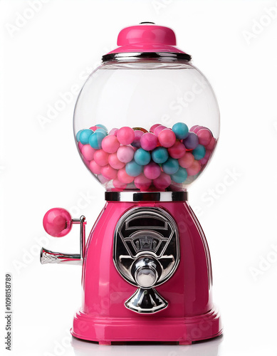 gum ball machine, 3d