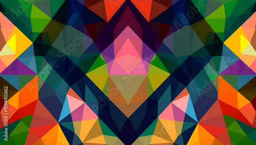 Abstract background multicolored geometric poligonal