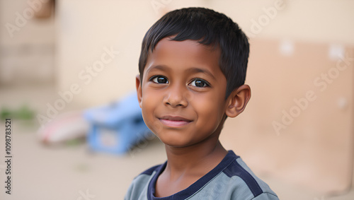 portrait of a young boy