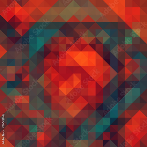 Colorful polygonal abstract background. Low poly effect. Polygon backdrop.