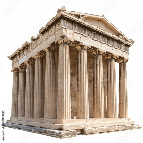 The temple of hephaestus, an ancient greek temple, is a remarkable example of doric architecture, showcasing intricate carvings and towering columns