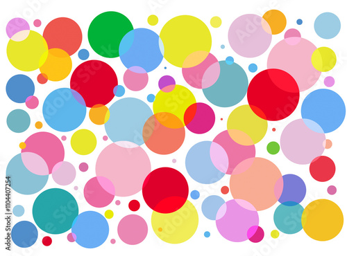 background with colorful circles