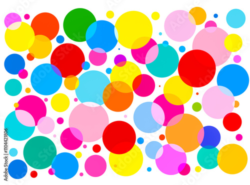 background with colorful circles