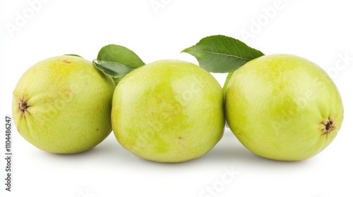 White background guava