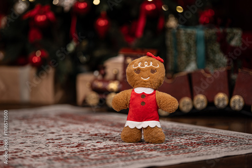 Plush gingerbread christmas